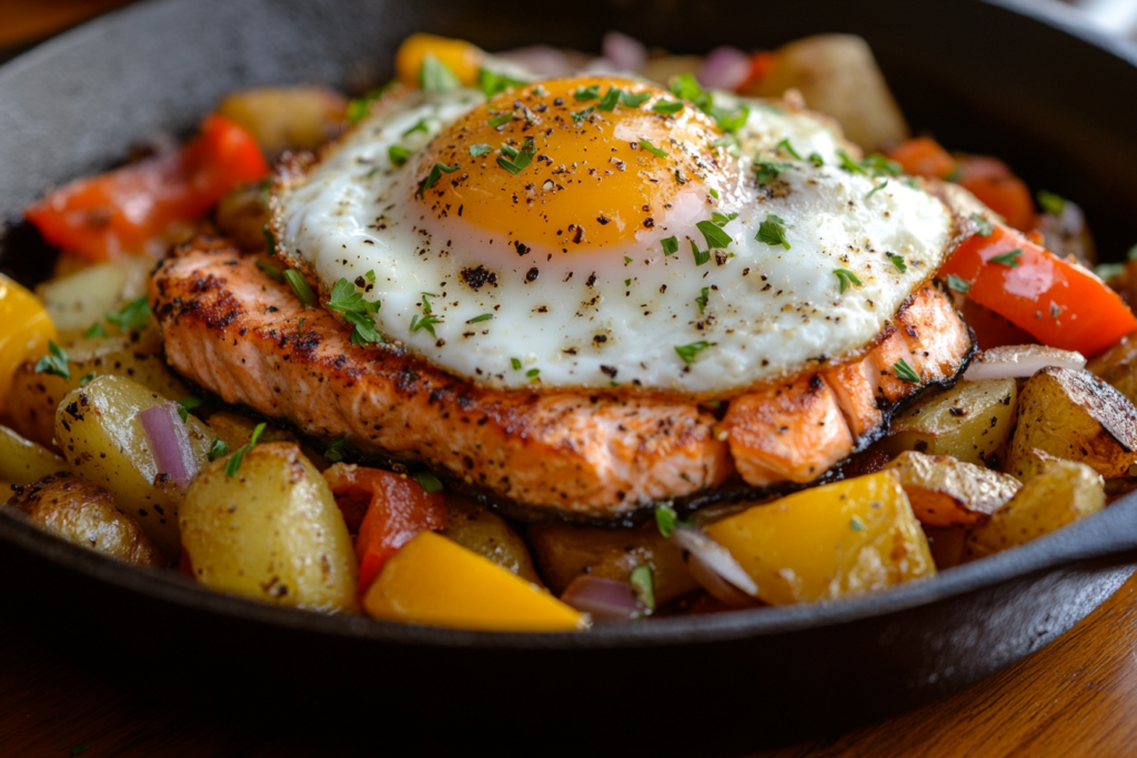 Salmon and Potato Hash